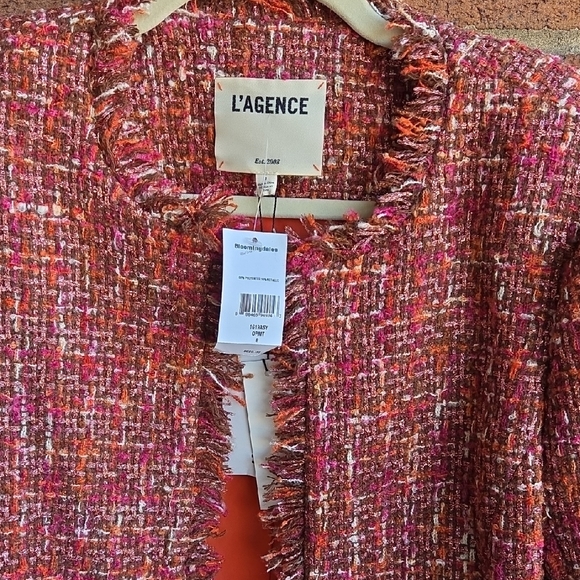 L'AGENCE Angelina Tweed Jacket - Picture 6 of 11